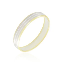 Histoire d'Or Alliance Ahmad Or Bicolore* Bijoux Personnalisés|Bagues