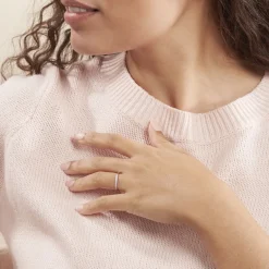 Histoire d'Or Alliance Amani Or Blanc Diamant* Bagues|Bagues Avec Pierre