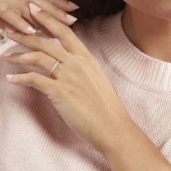 Histoire d'Or Alliance Amani Or Blanc Diamant* Bagues|Bagues Avec Pierre