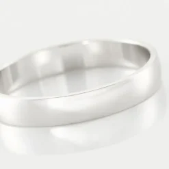 Online Histoire d'Or Alliance Artemissia Ruban Plat Or Blanc