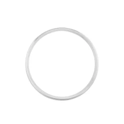 Histoire d'Or Alliance Artemissia Ruban Plat Or Blanc* Bijoux Personnalisés|Bagues