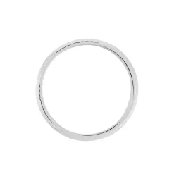 Histoire d'Or Alliance Beritan Demi Jonc Classique Argent Blanc* Bijoux Personnalisés|Bagues