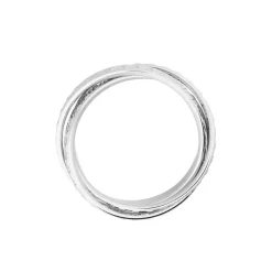 Online Histoire d'Or Alliance Bertina Demi Jonc Classique Or Blanc