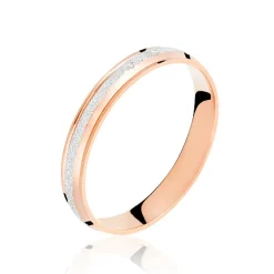 Histoire d'Or Alliance Caroline Sablee Demi Jonc Classique* Bijoux Personnalisés|Bagues