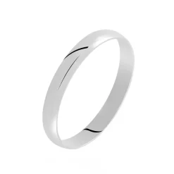 Histoire d'Or Alliance Celestyn Demi Jonc Classique Palladium Blanc* Bijoux Personnalisés|Bagues