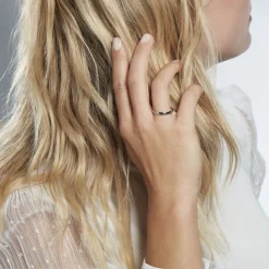 Histoire d'Or Alliance Celestyn Demi Jonc Classique Palladium Blanc* Bijoux Personnalisés|Bagues