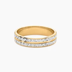 Histoire d'Or Alliance Clarisse Or Bicolore* Bijoux Personnalisés|Bagues