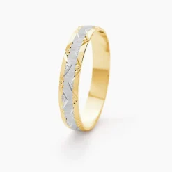 Histoire d'Or Alliance Clotilde Demi Jonc Classique* Bijoux Personnalisés|Bagues