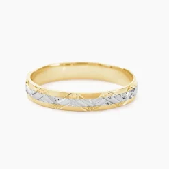 Histoire d'Or Alliance Clotilde Demi Jonc Classique* Bijoux Personnalisés|Bagues