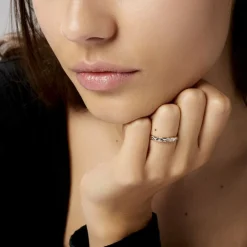 Histoire d'Or Alliance Clotilde Demi Jonc Classique* Bijoux Personnalisés|Bagues