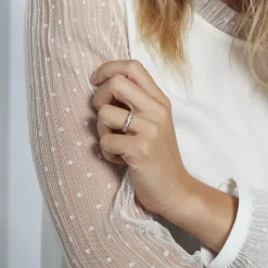 Histoire d'Or Alliance Clotilde Ruban Plat* Bijoux Personnalisés|Bagues