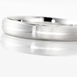 Sale Histoire d'Or Alliance Damiana Ruban Plat Argent Blanc