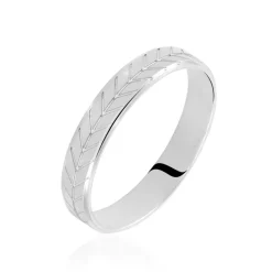 New Histoire d'Or Alliance Darius Or Blanc