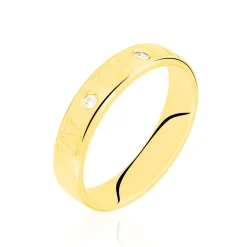 Histoire d'Or Alliance Defne Or Jaune Diamant* Bijoux Personnalisés|Bagues