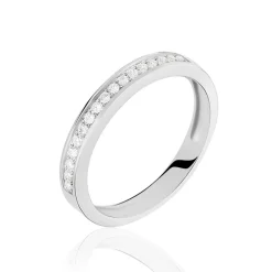 Hot Histoire d'Or Alliance Dionysa Or Blanc Diamant