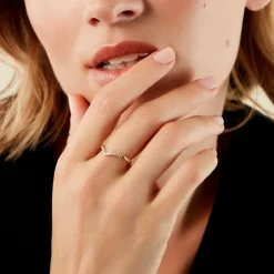 Histoire d'Or Alliance Echo Or Jaune Diamant Synthétique* Bagues|Alliances