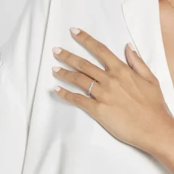 Online Histoire d'Or Alliance Effet Dentelle Or Blanc