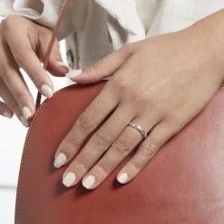 Online Histoire d'Or Alliance Elberta Or Blanc Diamant