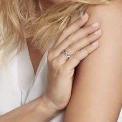 Histoire d'Or Alliance Epi Fantaisie Ruban Plat Or Bicolore* Bijoux Personnalisés|Bagues