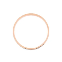 Histoire d'Or Alliance Fantaisie Diamantee Ruban Plat Or Bicolore* Bijoux Personnalisés|Bagues