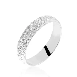 Histoire d'Or Alliance Fantaisie Ruban Bombé* Bijoux Personnalisés|Bagues