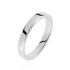 Histoire d'Or Alliance Gaia Ruban Or Blanc* Bijoux Personnalisés|Bagues