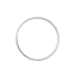 Histoire d'Or Alliance Ginny Ruban Plat Or Blanc* Bijoux Personnalisés|Bagues