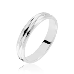 Discount Histoire d'Or Alliance Harmonia Facetee Or Blanc