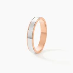 Histoire d'Or Alliance Hevan Ruban Or Bicolore