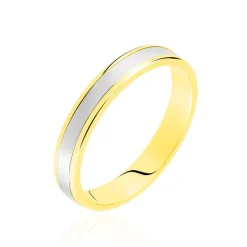Histoire d'Or Alliance Hevan Ruban Or Bicolore* Bijoux Personnalisés|Bagues