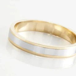 Histoire d'Or Alliance Hevan Ruban Or Bicolore* Bijoux Personnalisés|Bagues