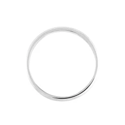 Histoire d'Or Alliance Inayah Ruban Plat Argent Blanc* Bijoux Personnalisés|Bagues