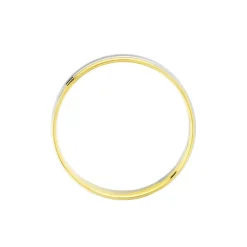 Histoire d'Or Alliance Juditha Ruban Plat Or Bicolore* Bijoux Personnalisés|Bagues