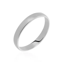 Outlet Histoire d'Or Alliance Julie Ruban Classique platine blanc