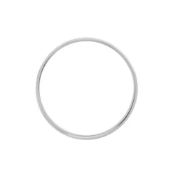 Outlet Histoire d'Or Alliance Julie Ruban Classique platine blanc