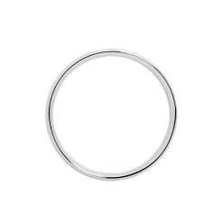 Histoire d'Or Alliance Julio Ruban Poli Brosse Or Blanc* Bijoux Personnalisés|Bagues