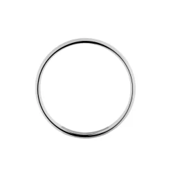 Histoire d'Or Alliance Khelya Ruban Plat Argent Blanc* Bijoux Personnalisés|Bagues