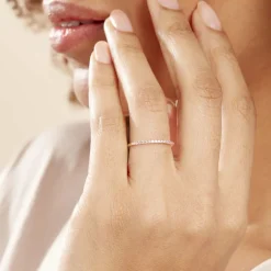 Online Histoire d'Or Alliance Klimka Or Rose Oxyde De Zirconium