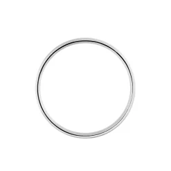 Histoire d'Or Alliance Liseret Central Ruban Plat Palladium Blanc* Bijoux Personnalisés|Bagues