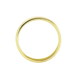 Histoire d'Or Alliance Liseret Ruban Plat Or Bicolore