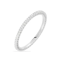 Histoire d'Or Alliance Lu Or Blanc Diamant