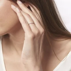 Histoire d'Or Alliance Lu Or Blanc Diamant