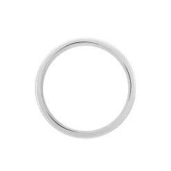 Discount Histoire d'Or Alliance Mae-lou Ruban Plat Argent Blanc