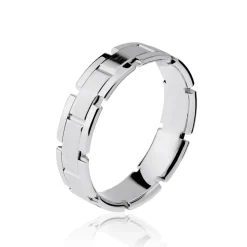 Histoire d'Or Alliance Maille Or Blanc* Bijoux Personnalisés|Bagues