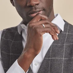 Hot Histoire d'Or Alliance Marton Ruban Plat Or Bicolore