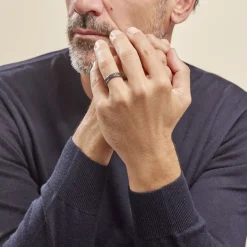 Histoire d'Or Alliance Matteo Titane Blanc* Bijoux Personnalisés|Bagues