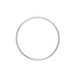 Histoire d'Or Alliance Mercure Brossee Ruban Plat Or Blanc* Bijoux Personnalisés|Bagues