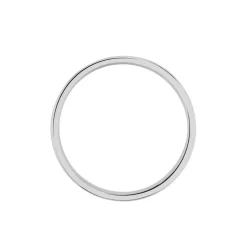 Outlet Histoire d'Or Alliance Naudin Ruban Plat Or Blanc