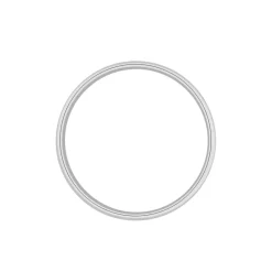 Best Histoire d'Or Alliance Padarge Ruban Plat Palladium Blanc