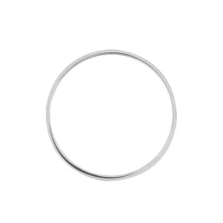 Best Histoire d'Or Alliance Palla Givree Ruban Plat Palladium Blanc